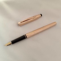 Cross 14kt Gold Filled Fountain Pen Made in Ireland - £193.81 GBP