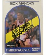 Rick Mahorn Signed Autographed 1991 Hoops Basketball Card - Minnesota Ti... - €17,48 EUR