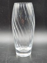 Lenox Crystal Bud Vase Fluted 7&quot; Weighted Bottom - £7.68 GBP