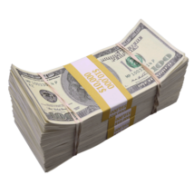 $30,000 Aged 2000s Series Blank Filler Prop Money Stacks Bundle - $39.99