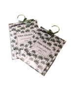 2 Pack Large Hanging Closet Sachet 9&quot; x 6.75&quot;  Metal Hanger &amp; Bow Pina C... - $9.45 CAD