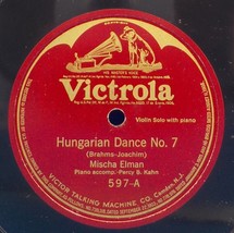 Mischa Elman (Violin) 78 Hungarian Dance No.7 / Country Dance EE- SH2A - £7.78 GBP