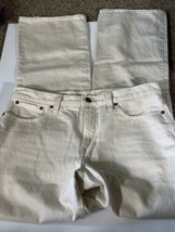 NWT J Crew Demi Boot White Denim 29 T Jeans Reimagined Cotton 33 1/2” In... - $84.14