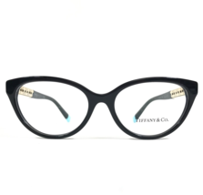 Tiffany &amp; Co. Eyeglasses Frames TF2226 8001 Black Cat Eye Full Rim 52-16-140 - £103.39 GBP