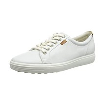 ECCO Soft 7 Ladies, Women&#39;s Lace-Up, White (WHITE1007), 8 - 8.5 UK (42 EU)  - £145.55 GBP