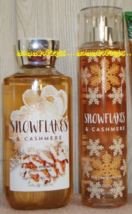 Snowflakes Cashmere Bath and Body Works Fine Fragrance Mist and Shower Gel - £19.18 GBP