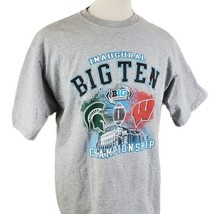 Inaugural Big Ten Championship Game T-Shirt XL Wisconsin Michigan State Football - £14.08 GBP