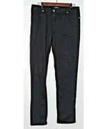 Bogari Designed Italy Womens Black Cotton Blend Straight Leg Pants Black... - $24.05