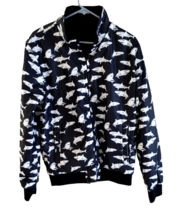 PAUL &amp; SHARK REVERSIBLE JACKET 2 in 1 PULLOVER JACKET ALL OVER SHARK PRI... - $494.99