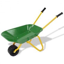 Outdoor Garden Backyard Play Toy Kids Metal Wheelbarrow-Red - $94.27