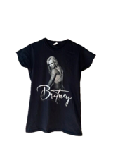 Vintage Y2K Britney Spears T-shirt Black White Alternative aestethic - £70.77 GBP