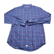 Vineyard Vines Shirt Mens S Blue Plaid Murray Classic Fit Button Down Dress - £14.88 GBP