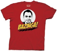 The Big Bang Theory Sheldon Face Bazinga! T-Shirt NEW UNWORN - £16.39 GBP