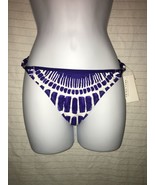 Trina Turk Bikini Bottom BLUE WHITE SZ US 4 NEW - $24.50