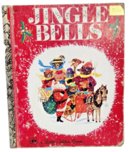 Jingle Bells 1980 Little Golden Book Vintage Kids Hardcover 11th Printing - £9.70 GBP