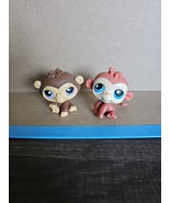 LPS Monkey Lot - 2 Monkeys, Brown Purple Blue Chocolate Color #351 359 - €30,96 EUR