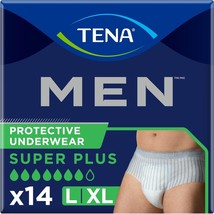 Tena Incontinence Underwear for Men, Protective, L/XL, 14 ct - £14.35 GBP