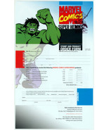 2007 Marvel Comic USPS Super Hero Stamp Order Form w/ Rare FDI Cancellat... - $24.74