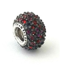 Authentic Chamilia Jeweled Kaleidoscope Red Crystal Bead JC-6D - £27.26 GBP
