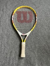 Wilson Serena tennis racket, grip size 3½, yellow - £11.41 GBP