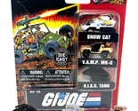 Jada Nano Hollywood Rides GI Joe Snow Cat V.A.M.P MK-II H.I.S.S. Tank MOC - £7.80 GBP