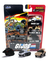 Jada Nano Hollywood Rides Gi Joe Snow Cat V.A.M.P MK-II H.I.S.S. Tank Moc - £7.80 GBP