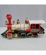 1986 New Bright Musical Christmas Express Train Tested &amp; Works READ DESC... - £22.22 GBP