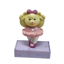 VINTAGE 1980&#39;s USED PAPEL FREELANCE TEDDY BEAR JAMIE BALLERINA STAMP W/ ... - $316.14 MXN