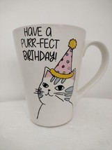 Spectrum Have A Perfect Birthday Cat Coffee Mug 5&quot;X4&quot; - £14.69 GBP