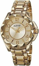 NEW August Steiner AS8159YG Womens Pale Yellow Dial Gold Steel Link Watch Quartz - $38.56