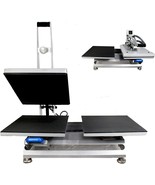 15x15in Semi-Auto Heat Transfer Sublimation Machine Double Station Heat ... - $1,170.75 CAD
