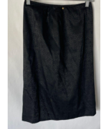 Versace Classic V2 Womens Black Patterned Straight Skirt Size EU 40 - $89.99