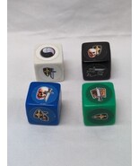 (4) Wheel Of Time CCG Stickered Dice Blue Green Black White - €27,14 EUR