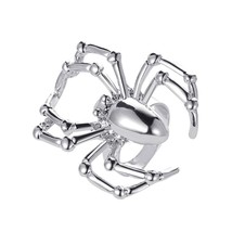 Ing neo gothic simulation spider ring punk style halloween spoof tricky toy accessories thumb200