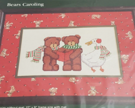 Dale Burdett Christmas Cross Stitch Kit Bears Caroling CCK200 1985 - $14.80