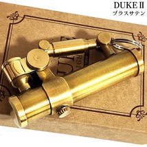 Duke 2 Brass Satin Oil Lighter MIB - £53.13 GBP