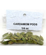 Cardamom Whole Green Pods 1/4 oz Herb Spice Cooking Approx 50 US Seller X - $9.40