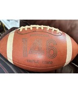 Vintage Offiziell Cooper 146 Triple-Lined Cowhide Leather Football Ball - $128.64 CAD
