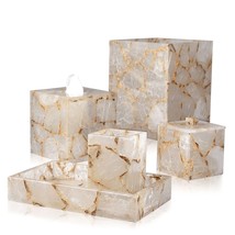 Glamorous Reflection Crystal Bathroom Accessories Set, Luxury Bathroom Decors - £499.25 GBP