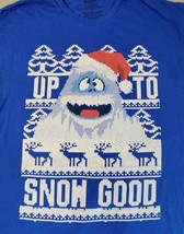Up To Snow Good Rudolf Christmas T Shirt Mens Large Cotton Abominable Sn... - £8.14 GBP