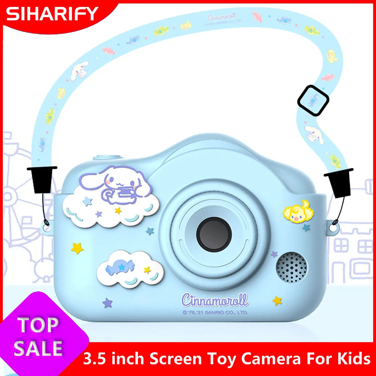 Children&#39;s 3.5 inch  Ips HD Screen Camera Video Recorder Kids Digital Photo - £78.16 GBP+