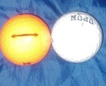 Nike Mojo Neon Orange and White golf balls Lot of 2 - $8.99