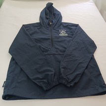 Charles River Apparel NORTHWEST-SHOALS Men&#39;s Blue Pullover Windbreaker H... - $216.69 MXN