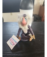 Disney Store Lion King Rafiki Bean Bag 8&quot; Plush Stuffed Toy Vintage 90s ... - $16.63 CAD