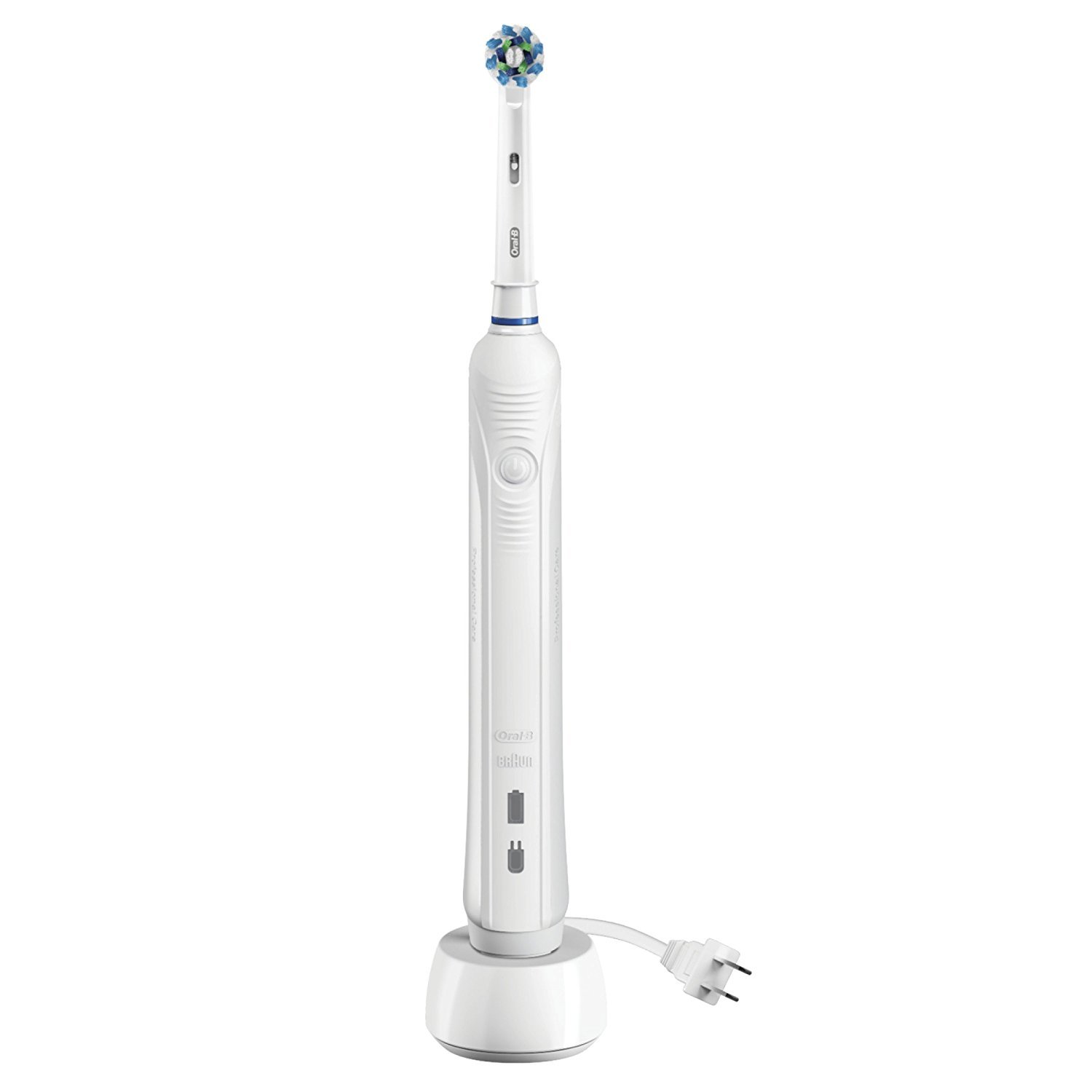 Power Rechargeable Toothbrush Oral-B White Pro 1000 Powered by Braun - $57.99