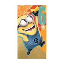 Despicable Me 2 Age 6 Birthday Card  - $10.00