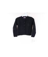 NOS Vintage Childrens Size 6X School Uniform Button Knit Cardigan Sweate... - $41.34 CAD