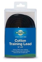PetSafe Cotton Training Leash Black 1ea/5/8 In X 30 ft - $35.59