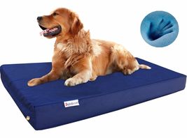 1680 Ballistic Strong Waterproof Gel Cooling Memory Foam Pet Bed Small Large Dog - £65.26 GBP