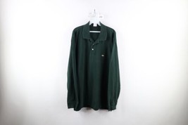Vtg Brooks Brothers Mens XL Faded Collared Long Sleeve Rugby Polo Shirt Green - £31.50 GBP